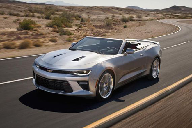 全新雪佛兰科迈罗敞篷版北美售21.8万元起