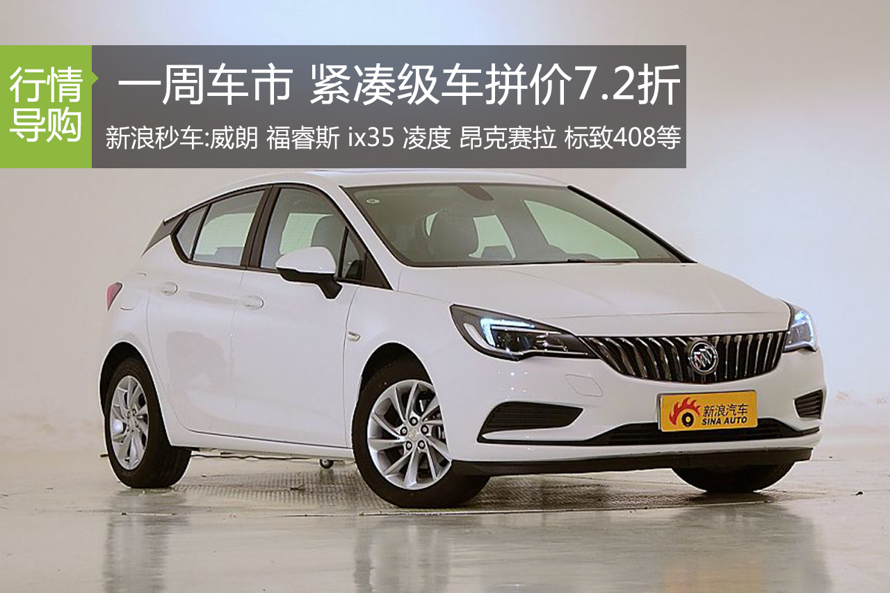 一周车市降价榜 紧凑级车年末拼价7.2折起