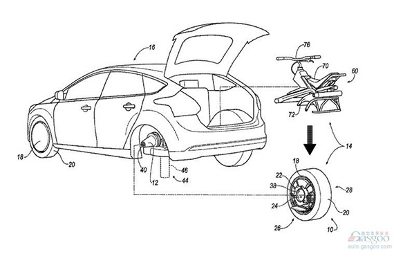 福特新技术专利曝光 后车轮可秒变独轮车
