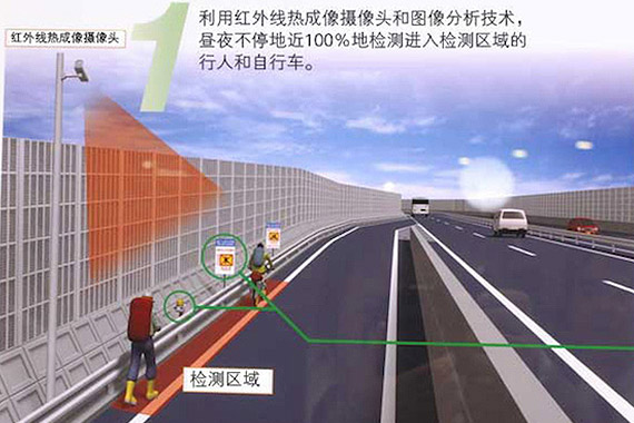 NEXCO开发高速公路行人侵入检测系统