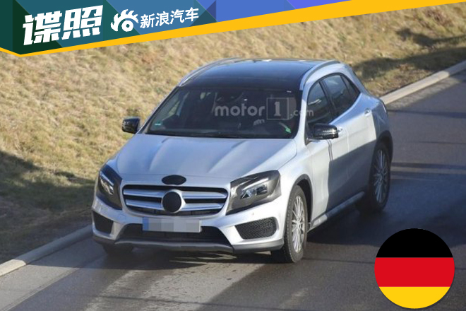 细节设计调整 曝奔驰新款GLA最新谍照