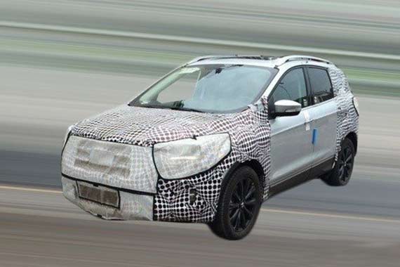 国产新款翼虎谍照大曝光 全新前灯组