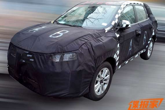 荣威全新SUV谍照曝光 或上半年上市