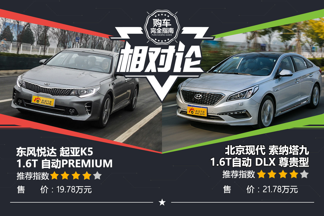 相对论.同根不同姓.全新K5对比索纳塔九