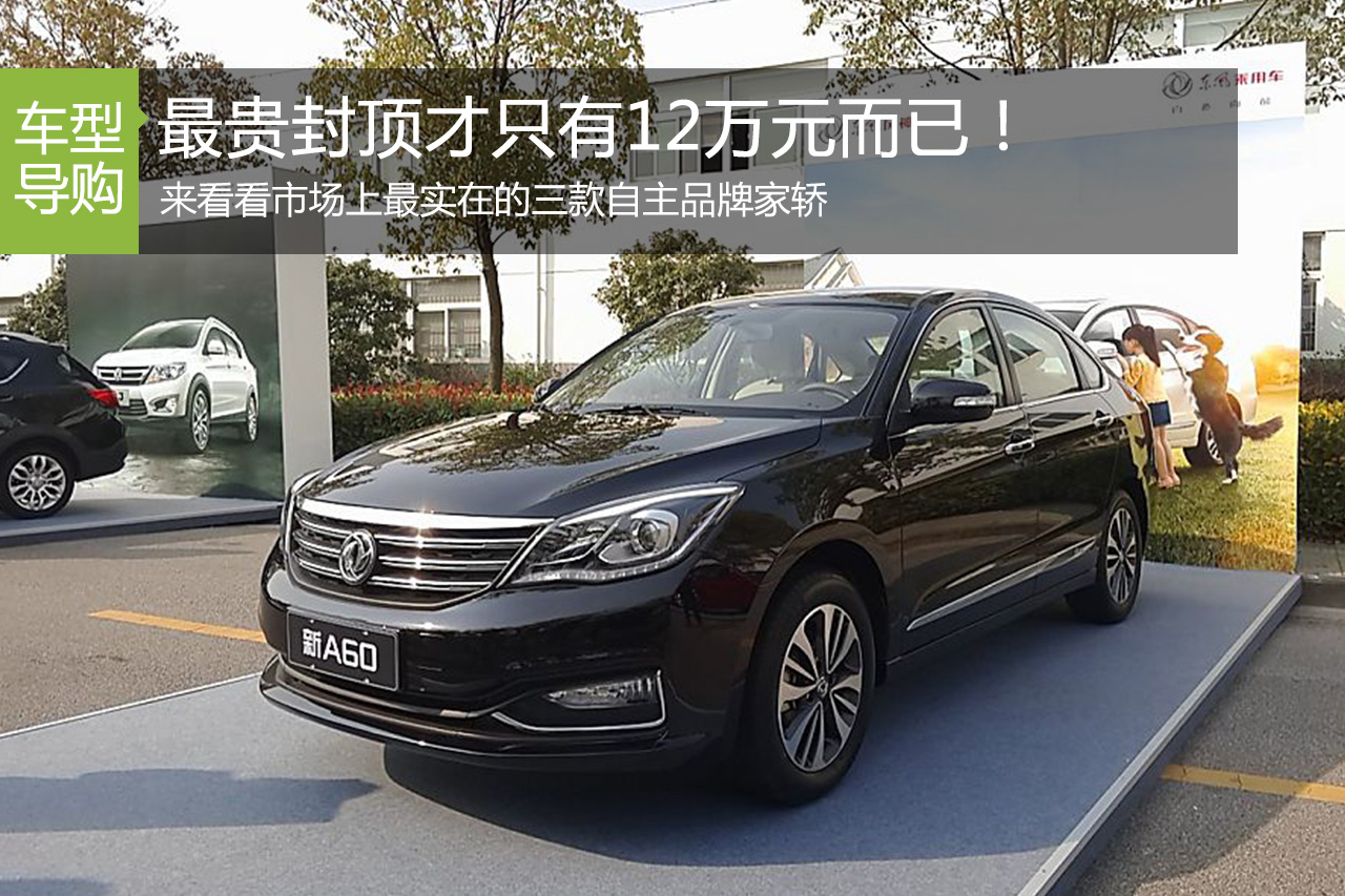 12万封顶 最实在的三款国货家轿