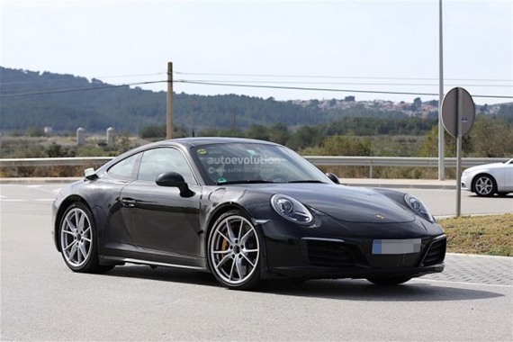 测试新技术 保时捷911插电式混动版谍照