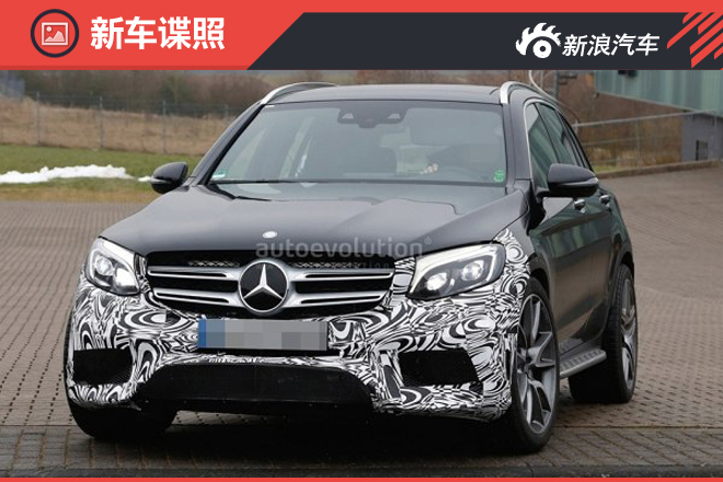 搭4.0T V8 曝梅赛德斯-AMG GLC 63谍照