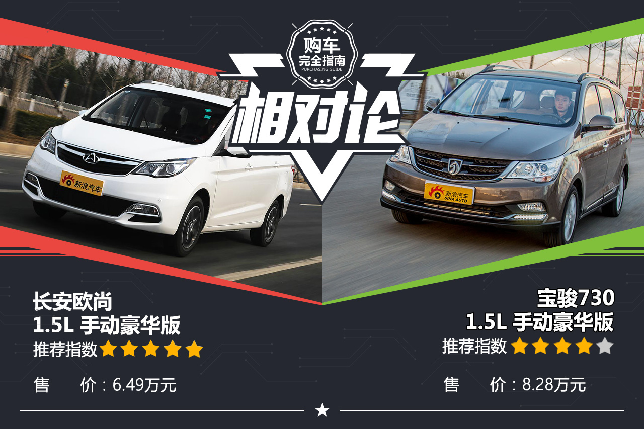 相对论.好货也便宜.长安欧尚对比宝骏730