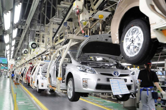 丰田2月全球产量下跌5% 日本销量下滑9%