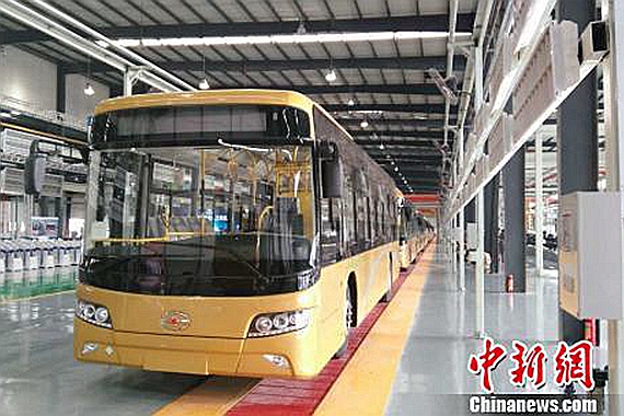 哈尔滨首批180台寒地新能源客车下线投用