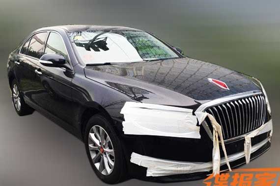 北京车展亮相 新款红旗H7伪装谍照曝光