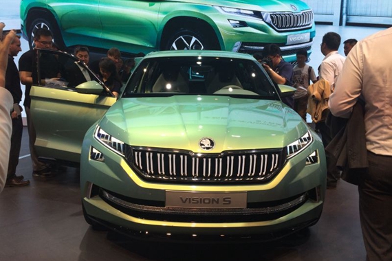 2016北京车展斯柯达VisionS车国内首发