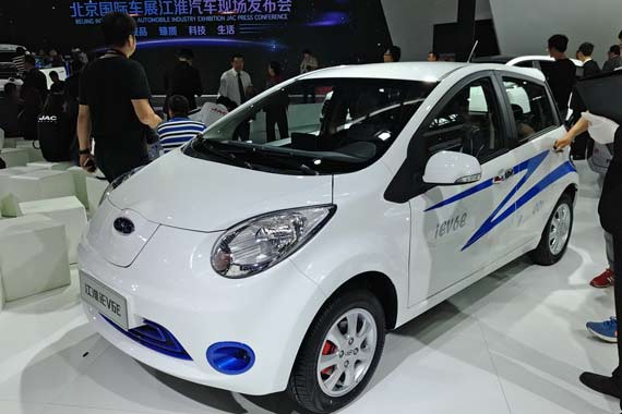 2016北京车展江淮iEV6E电动车正式发布