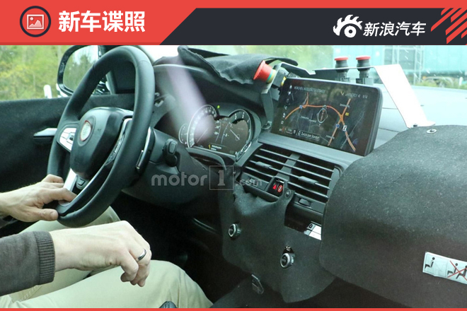 宝马新X3内饰谍照曝光  竞争GLC