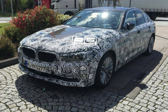 或今年10月份亮相 曝新一代宝马5系谍照
