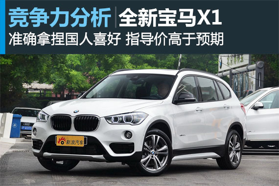 拿捏国人胃口到位 全新宝马X1竞争力分析