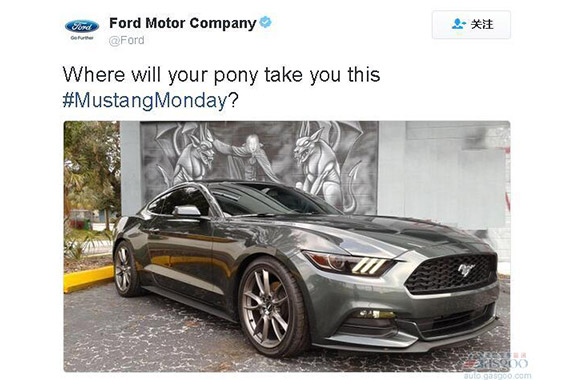福特野马推特话题热度最高