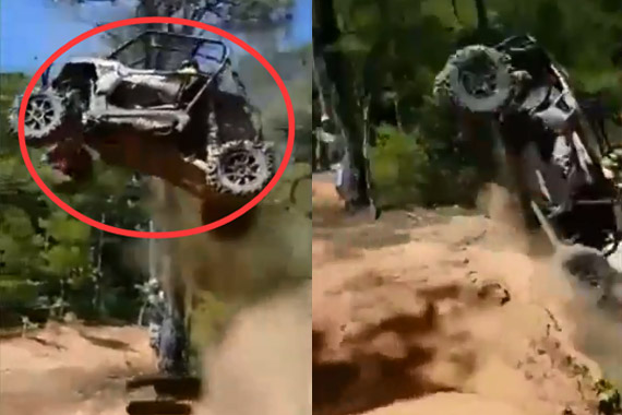 视频：这车真牛！因为它差点就上天了