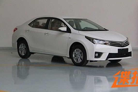 达116马力 卡罗拉1.2T车型申报图曝光