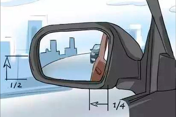 你真的会调整后视镜吗 只需4步