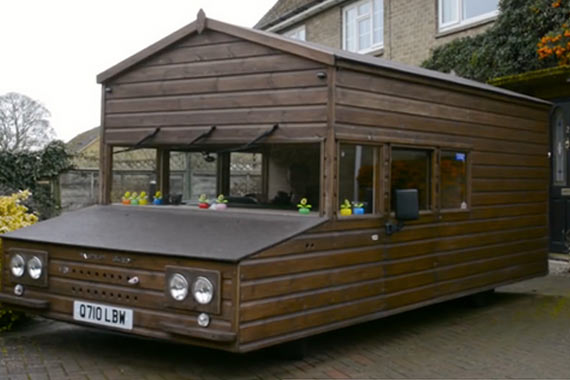 中国帕萨特装成官车 外国把帕萨特改成房车