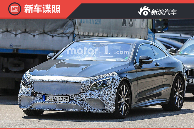 AMG S63 Coupe新车型谍照 前脸竟有变?