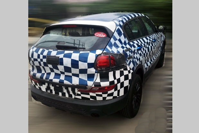 配备电子挡杆 疑似新款观致5谍照曝光