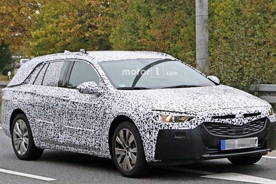 未来将换标别克 全新英速亚旅行版谍照