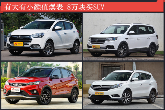 有大有小颜值爆表 8万块买SUV