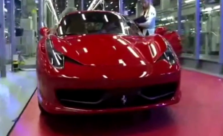 法拉利生产全程 看完知道为何卖这么贵了
