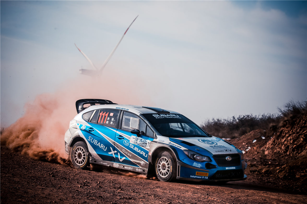 斯巴鲁车队韩寒征战2016 CRC山西大寨站
