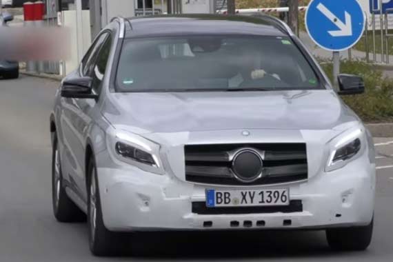 2017北美车展发布 新款奔驰GLA消息 