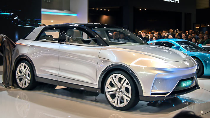 自主高端新能源品牌ARCFOX ECF概念SUV解析