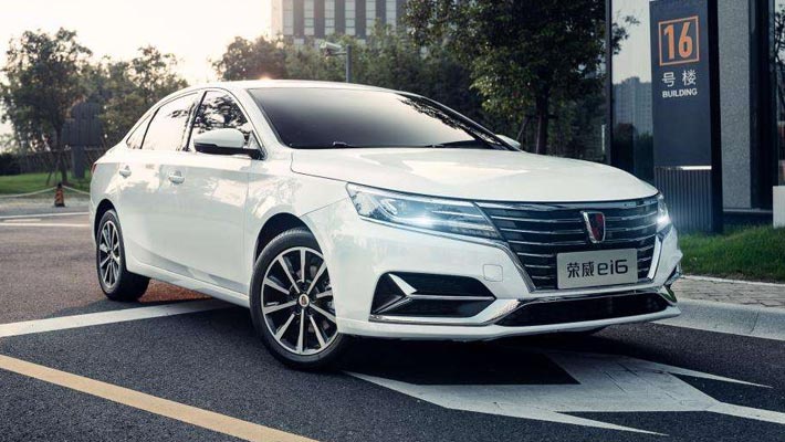 荣威Ei6纯电动轿车曝光 续航600km一季度上市