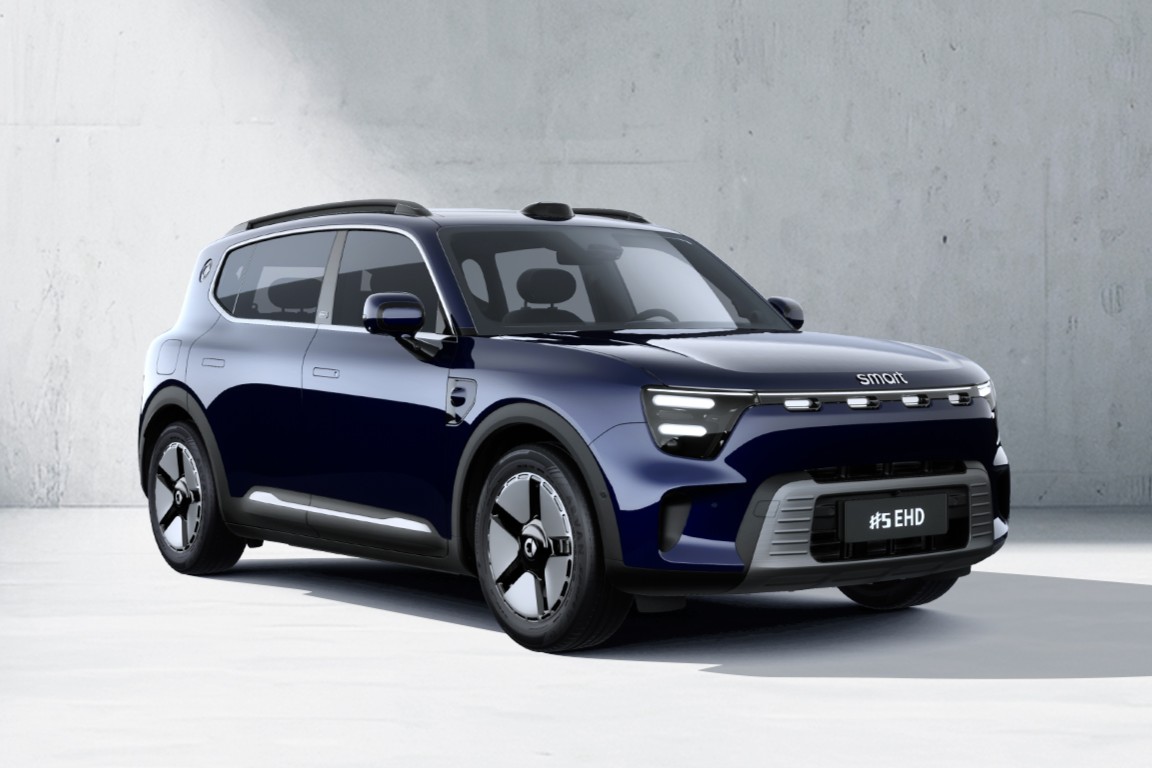 smart首款插电混动车型 精灵#5 EHD 将于第四季度上市