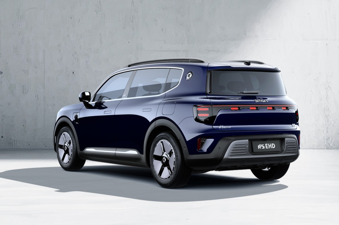 smart首款插电混动车型 精灵#5 EHD 将于第四季度上市