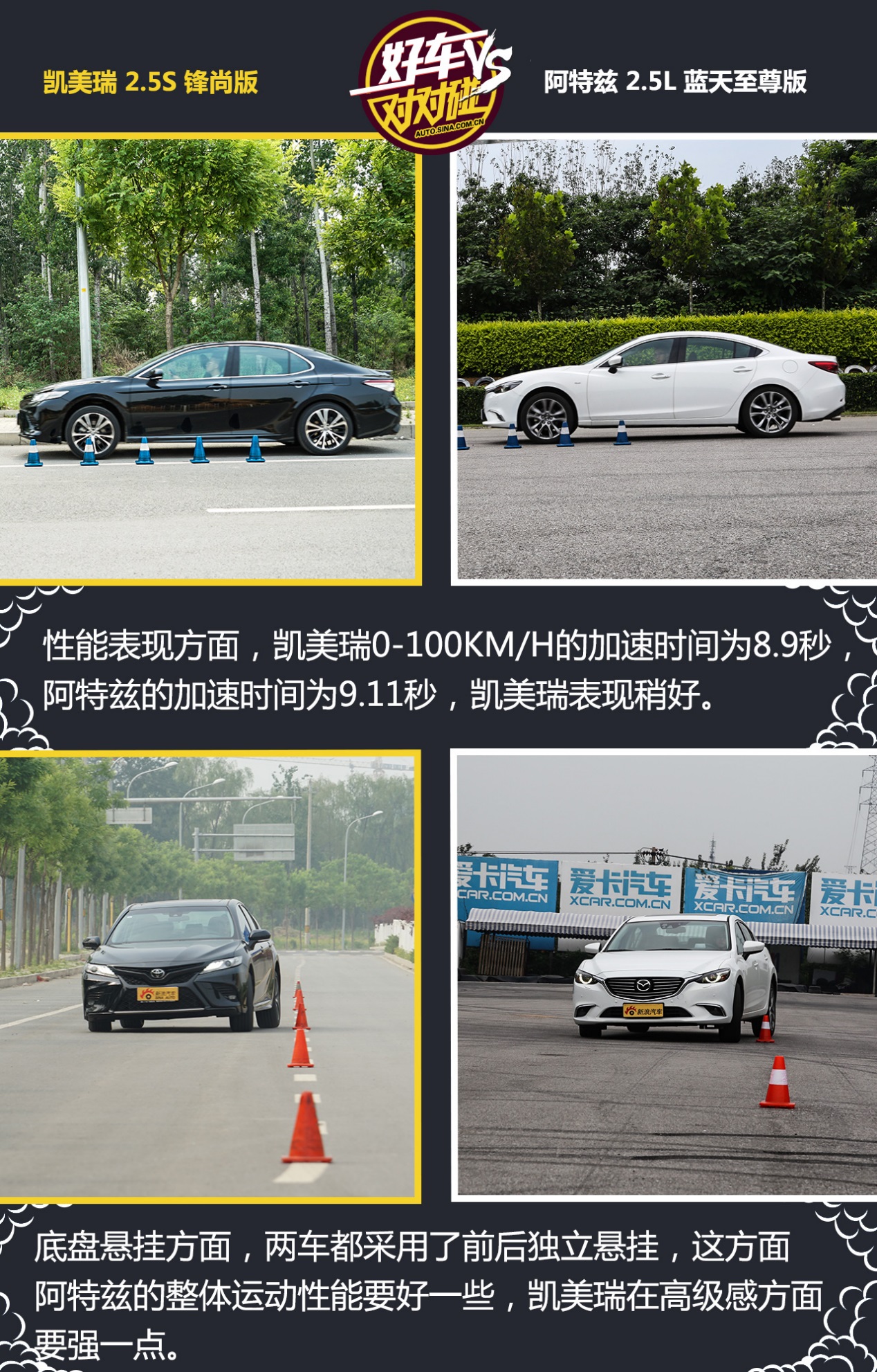 好车对对碰:凯美瑞、阿特兹到底选哪个?