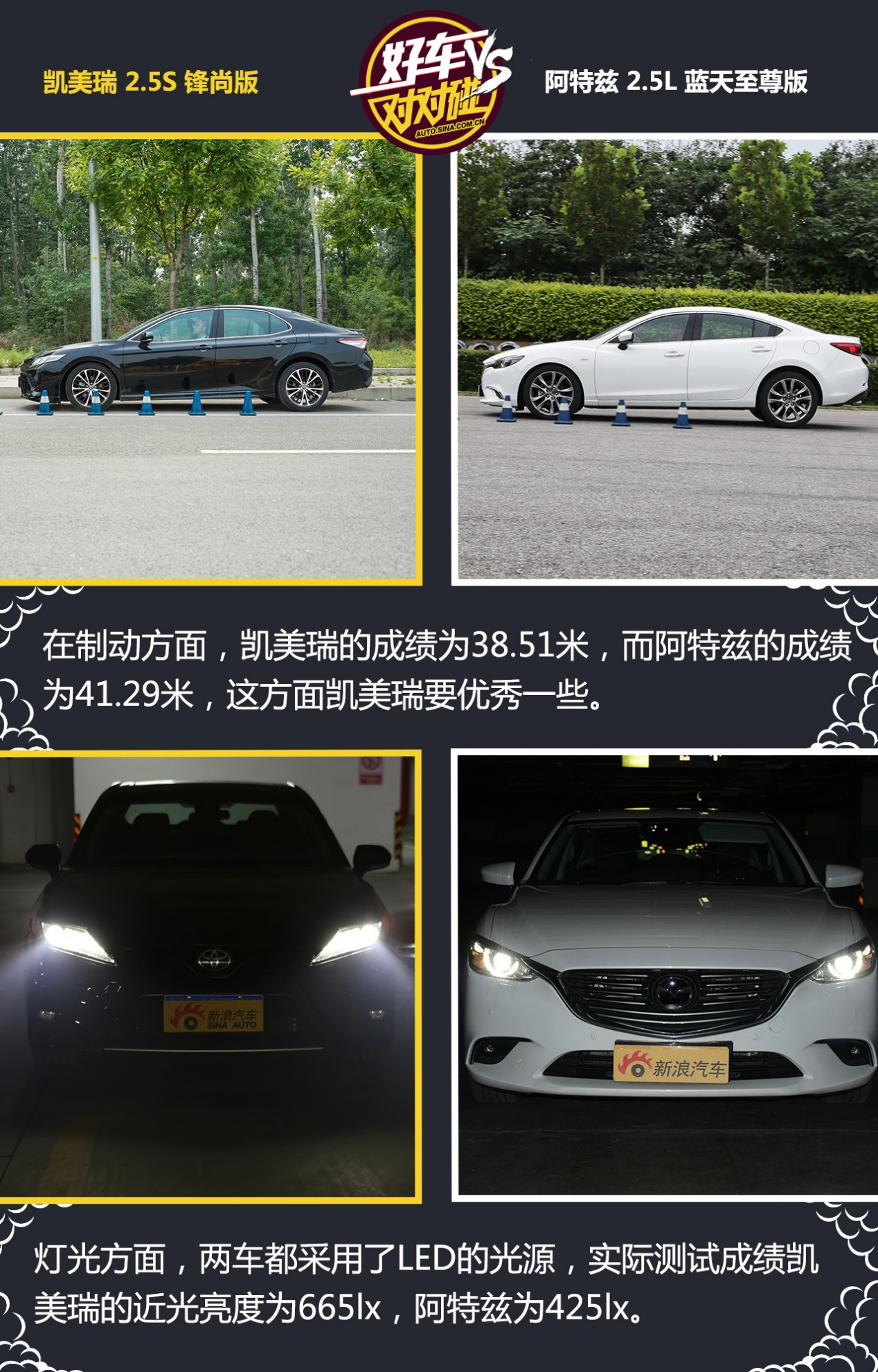 好车对对碰:凯美瑞、阿特兹到底选哪个?