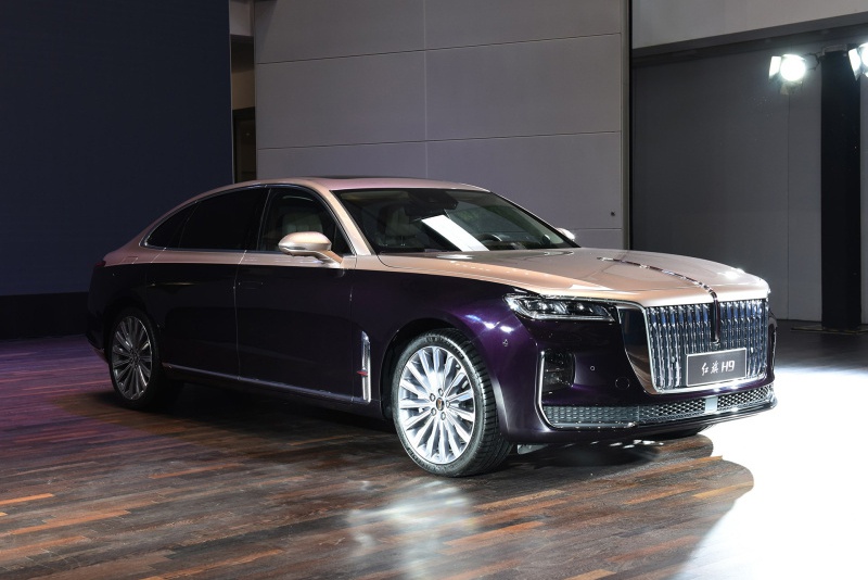 2020粤港澳车展:红旗H9亮相 奥迪A6L官车地位不保?