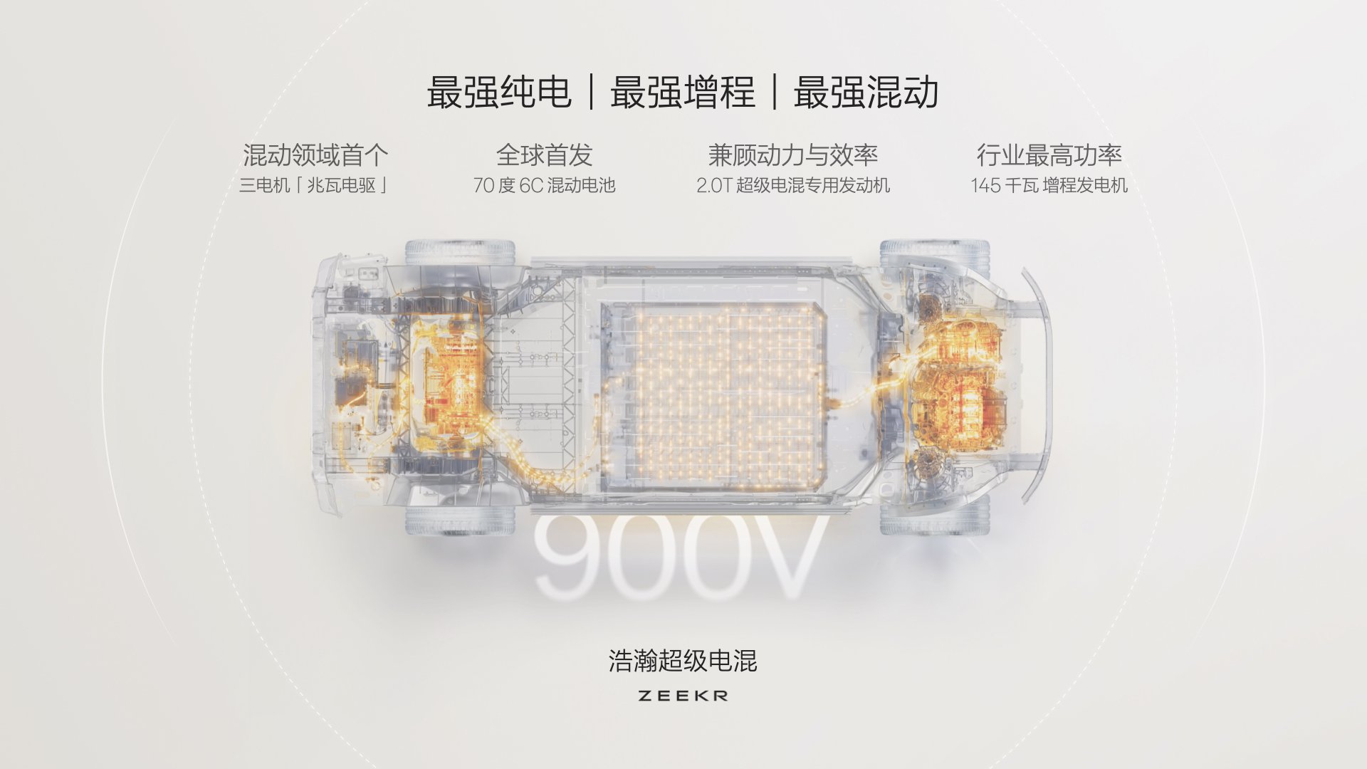 极氪发布豪华电混专属架构浩瀚-S 极氪9X更多技术细节公布