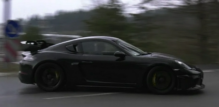 2022款保时捷718 Cayman GT4 RS测试照曝光，传搭载4.0L自吸六缸发动机