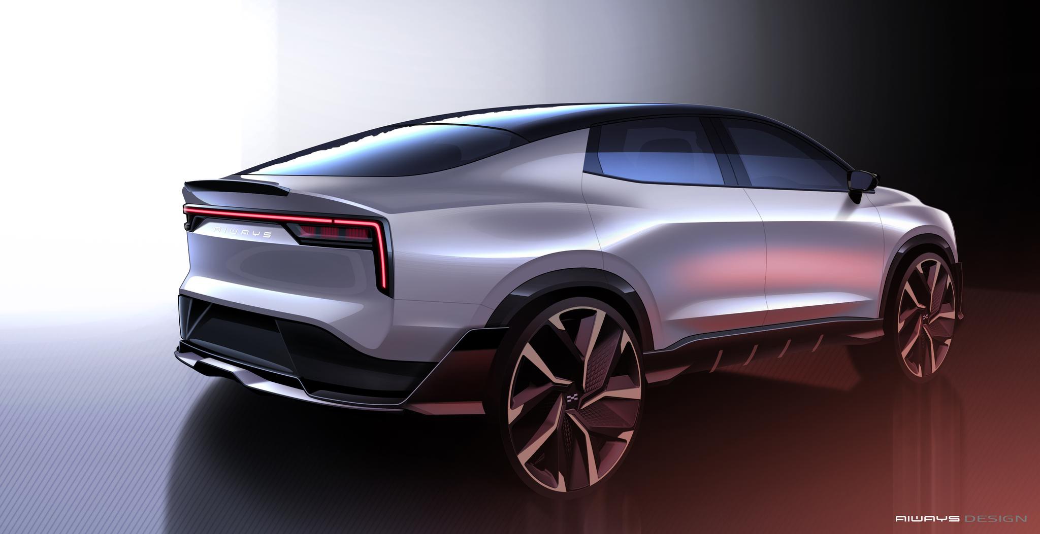 2020日内瓦车展：爱驰U6 ion将全球首发 设计图曝光