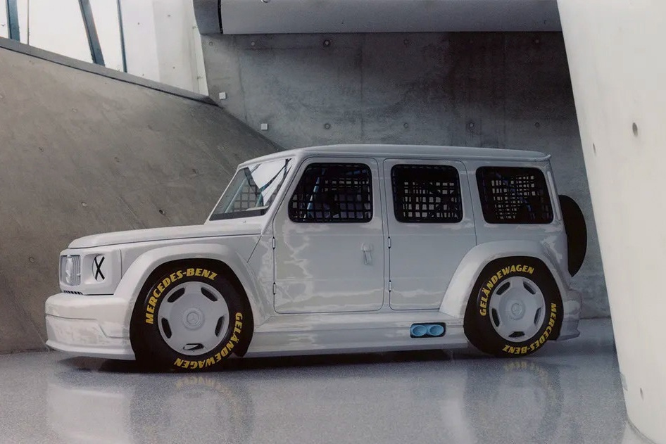 潮流时尚联名 奔驰G级概念车现身京城