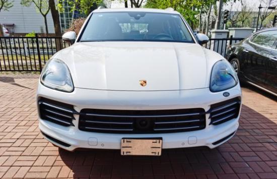 新款保时捷卡宴珊瑚白 天津港口立折10W