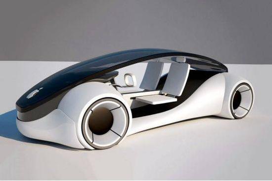 流傳於互聯網上的蘋果汽車建模圖,據稱出自於“果粉”之手