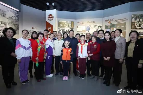 2019年1月17日，习近平总书记视察天津和平区朝阳里社区