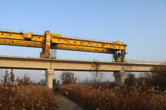 京滨铁路（宝坻至北辰段）完成全线架梁施工