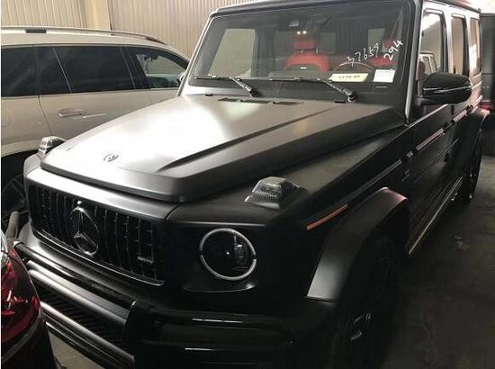 2019款美规版奔驰G63哑光橄榄绿/红出售