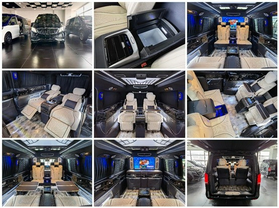 文章中多种奔驰威霆商务车改装案例解析