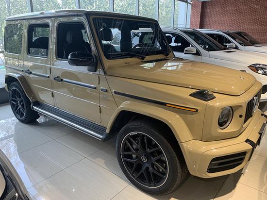 19款奔驰G63AMG沙漠黄 港口现车第一台